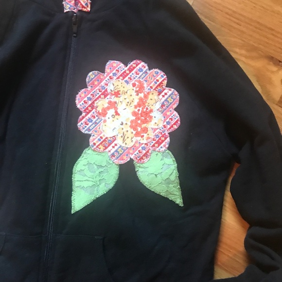🌸random nicole Handmade Zip Up Hoodie - Picture 2 of 6